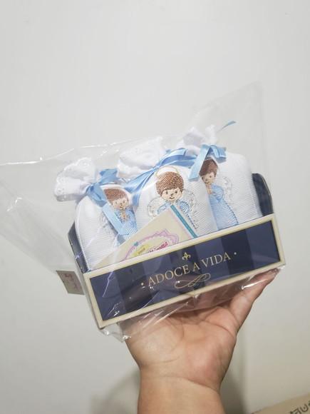 Lembrança Batizado Sache Bordado Perfumado