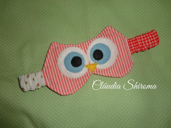 Máscara de dormir coruja
