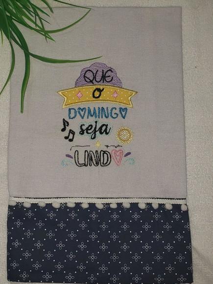 Pano de Prato Frase