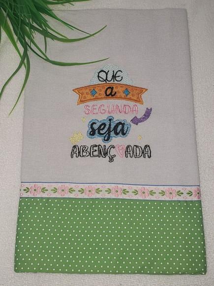 Pano de Prato Frase