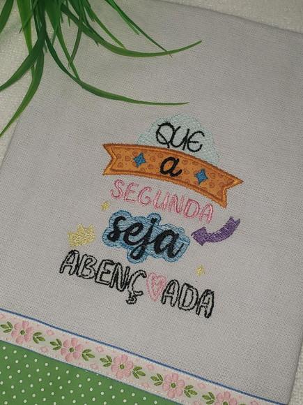 Pano de Prato Frase