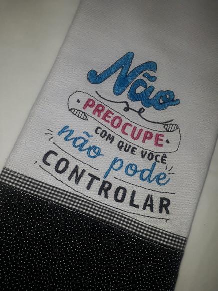 Pano de Prato Frase