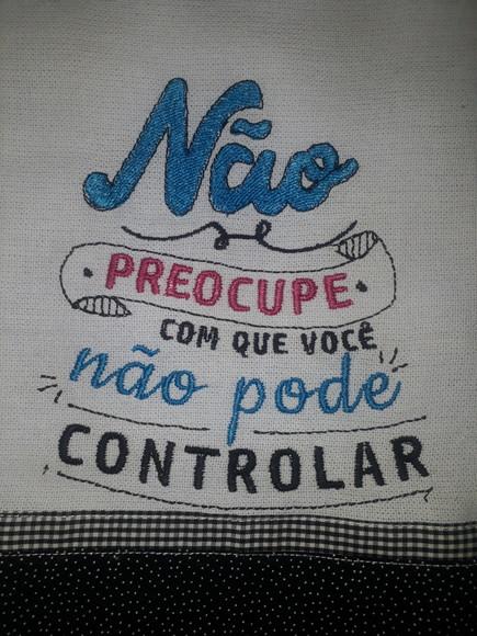 Pano de Prato Frase