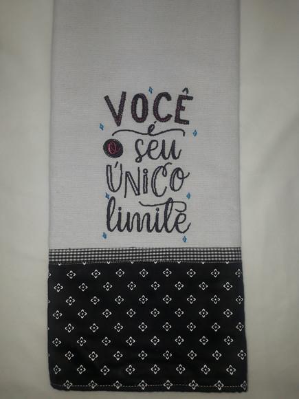 Pano de Prato Frase