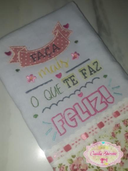 Pano de Prato Frase