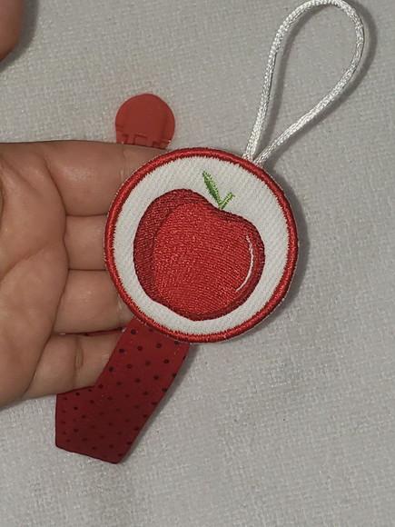 Prendedor de Chupeta Bordado