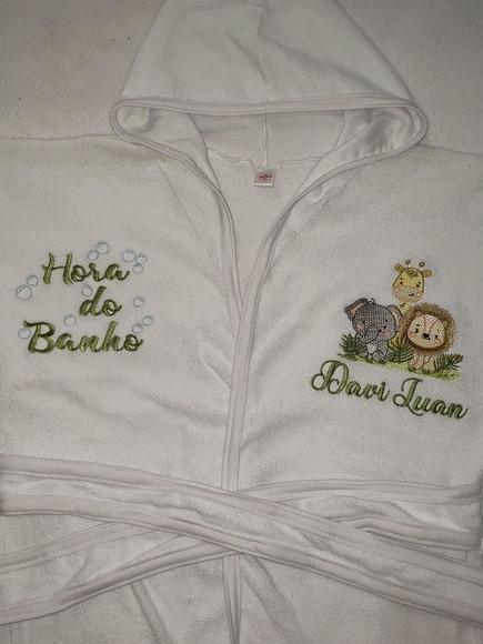 Roupão de Bebê Personalizado