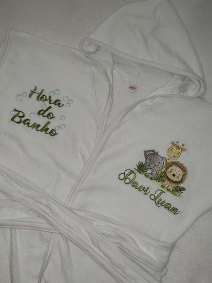 Roupão de Bebê Personalizado