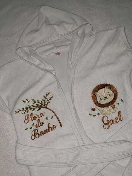Roupão de Bebê Personalizado