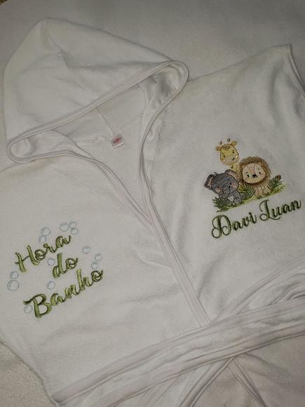 Roupão de Bebê Personalizado