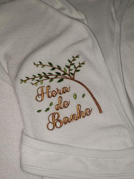 Roupão de Bebê Personalizado