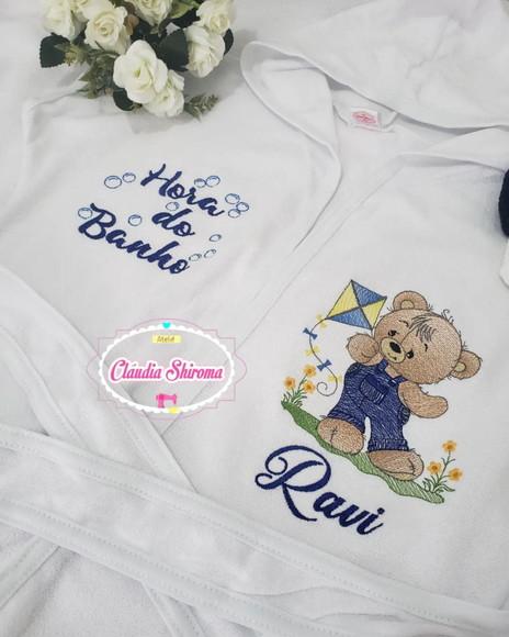 Roupão de Bebê Personalizado