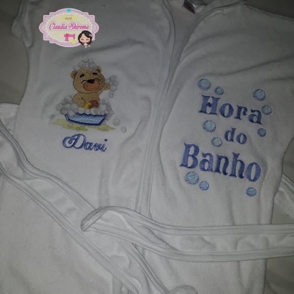 Roupão de Bebê Personalizado