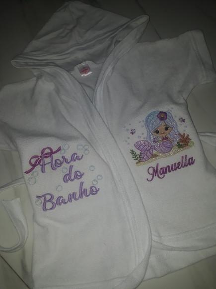 Roupão de Bebê Personalizado