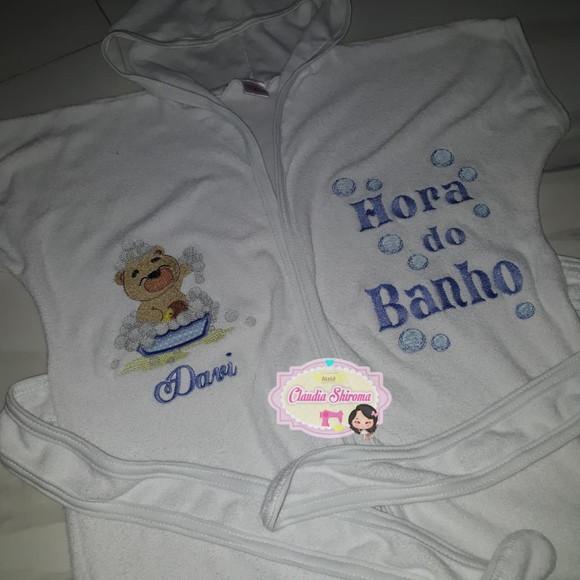 Roupão de Bebê Personalizado
