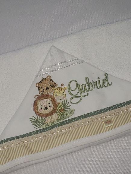 Toalha com Capuz Infantil Personalizada