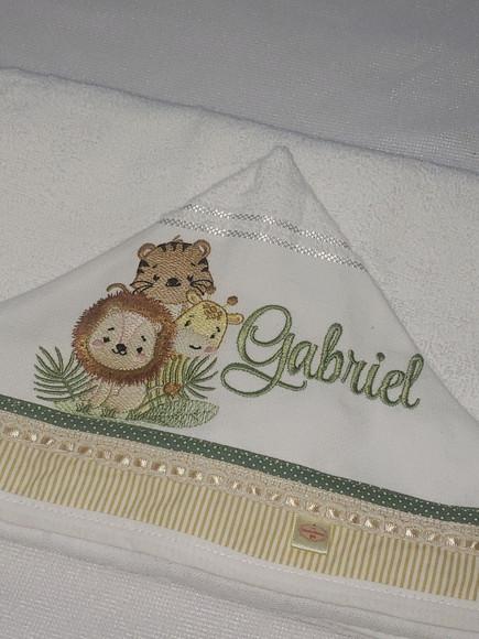 Toalha com Capuz Infantil Personalizada