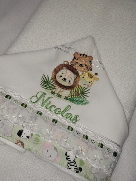 Toalha com Capuz Infantil Personalizada