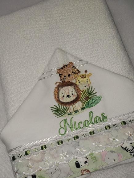 Toalha com Capuz Infantil Personalizada