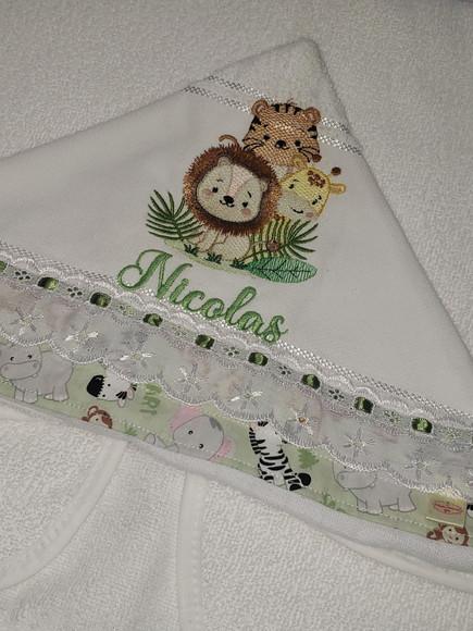 Toalha com Capuz Infantil Personalizada