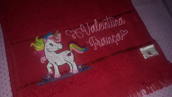 Toalha escolar infantil Personalizada