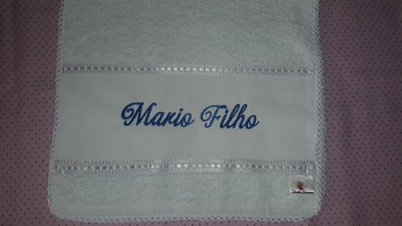 Toalha escolar infantil Personalizada com nome