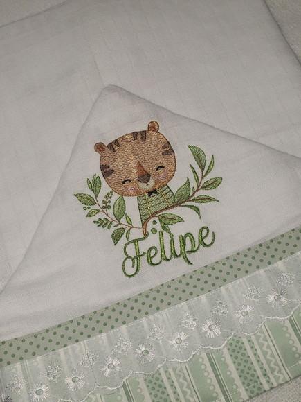 Toalha Fralda com Capuz