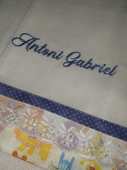 Toalha Fralda Personalizada