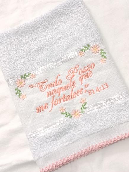 Toalha Lavabo Personalizada