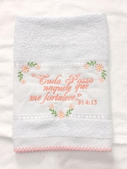 Toalha Lavabo Personalizada