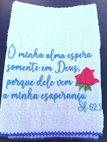 Toalha Lavabo Personalizada
