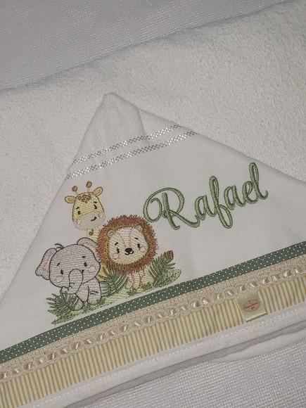 Tolha com Capuz Infantil Personalizada