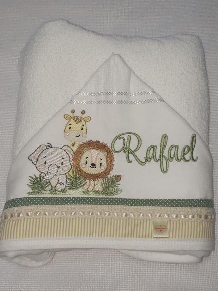 Tolha com Capuz Infantil Personalizada