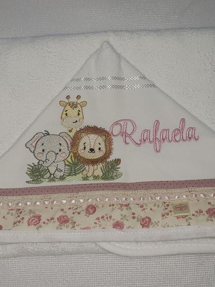 Tolha com Capuz Infantil Personalizada