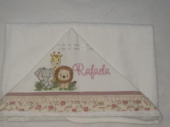 Tolha com Capuz Infantil Personalizada