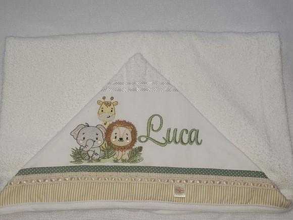 Tolha com Capuz Infantil Personalizada