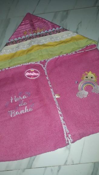 Tolha com Capuz Infantil Personalizada