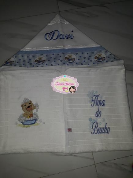 Tolha com Capuz Infantil Personalizada