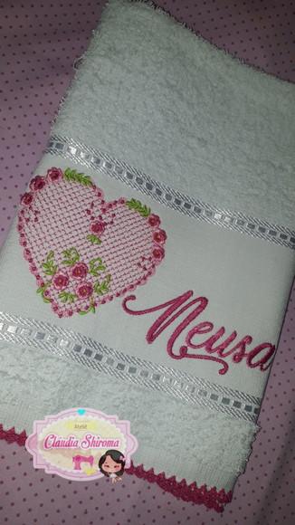 Tolha lavabo Personalizada