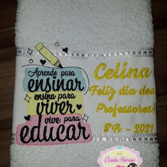Tolha Personalizada dia dos professores