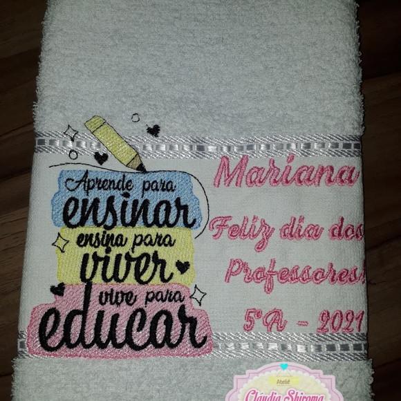 Tolha Personalizada dia dos professores