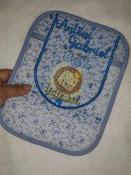 Capa Caderneta de Vacinas e Documentos Bordada