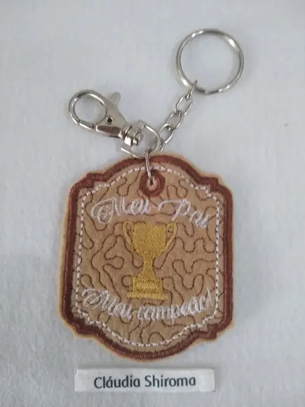 Chaveiro Dia dos Pais Meu Campeão