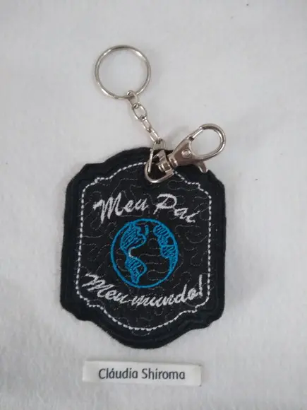 Chaveiro Dia dos Pais Meu Mundo