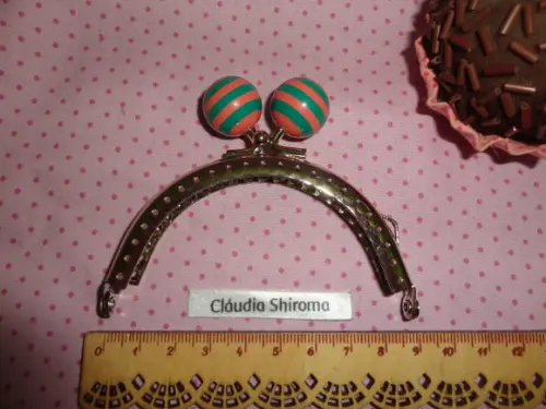 Fecho da vovó bolinha pirulito rosa