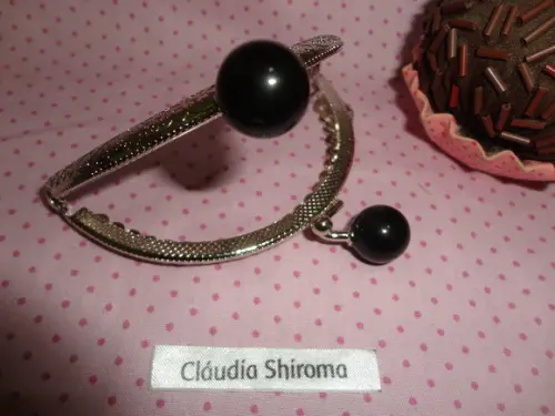 Fecho da vovó prata com bolinha