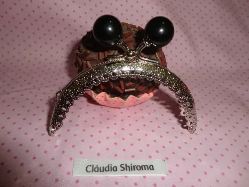 Fecho da vovó prata com bolinha