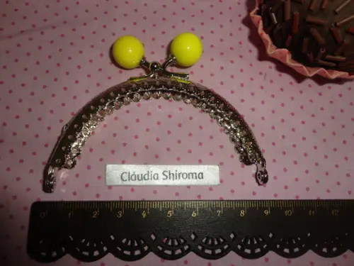 Fecho da vovó prata com bolinha