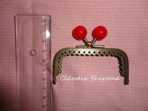 Fecho da vovó quadrado bolinha colorida