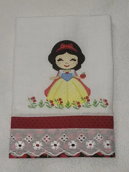 Fralda Boca Bordada Personalizada